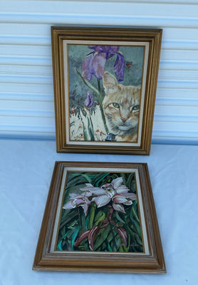 Two Original Acrylics By Patricia Hattan - Image 1 of 9