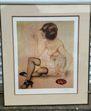 Framed Vargas Pin-Up Lithograph with Certificate - thumbnail 1 of 7