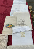 Collection of Vintage Lace, Linen and Embroidered Textiles - thumbnail 8 of 9