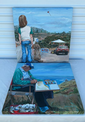 Two Original Acrylics By Hattan - Image 1 of 9