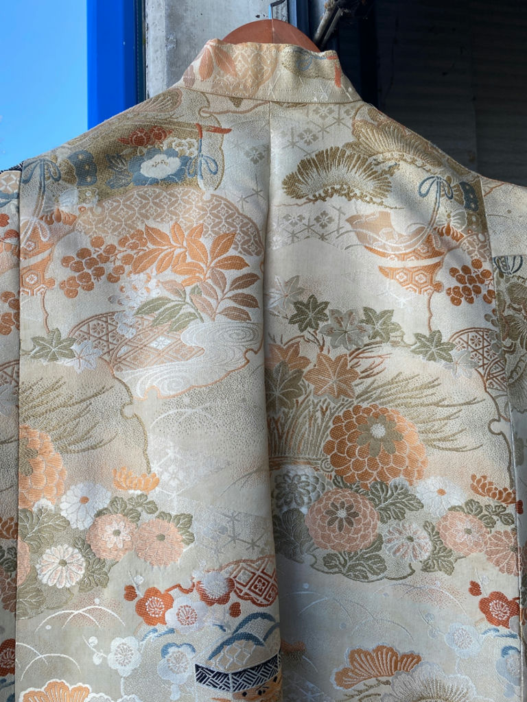 Handmade Japanese Floral Cape - image 6 of 6