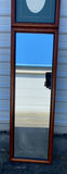 Wooden Framed Wall Mirror With Graphic - thumbnail 2 of 6