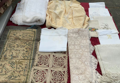Collection of Vintage Lace, Linen and Embroidered Textiles - Image 1 of 9