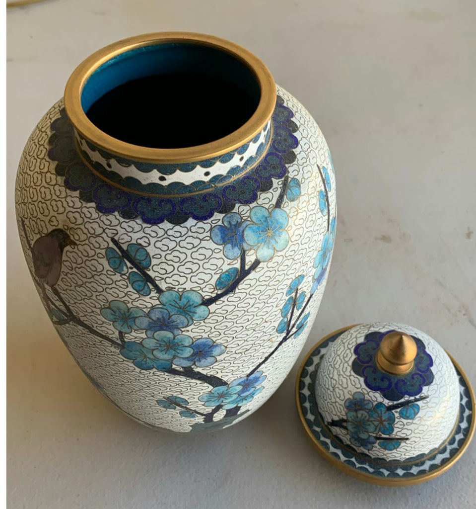 VintageDecorative Enamelware Lamps and Vessels Set - image 4 of 5