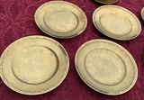 Gold-tone Japanese teapot set with cups, saucers and plates - thumbnail 2 of 7