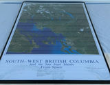 Framed Poster of Photo Of BC & San Juan’s From Space - thumbnail 1 of 6