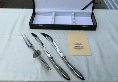 Samurai Carving Set in Gift Case - Image 1 of 4