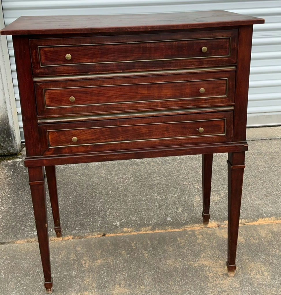 Vintage Sheridan Style Flatware storage cabinet - image 1 of 8