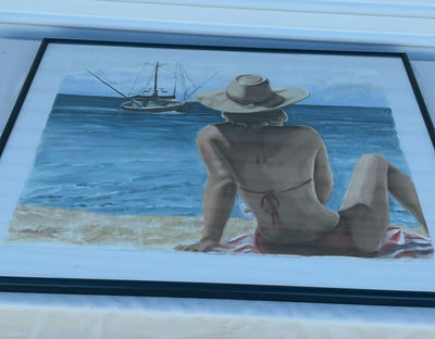 Framed Original Watercolor By Pat Hattan - Image 1 of 6