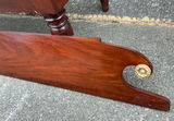Antique mahogany chest of drawers with brass ring pulls - thumbnail 12 of 12