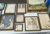 Collection of Vintage Framed Poetry Prints and Decorative Box - thumbnail 4 of 12