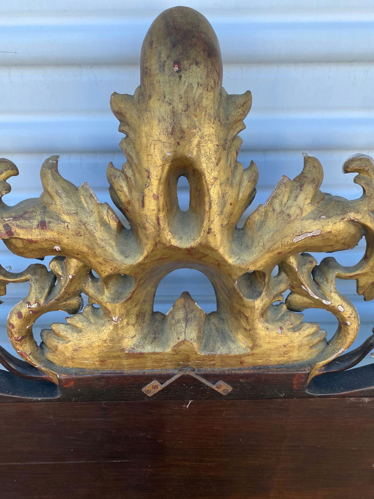Antique Gilt-edged Wall Mirror - image 6 of 6