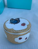 Limoges Porcelain Tiffany Pill Box - thumbnail 3 of 3
