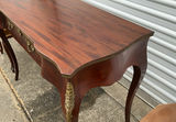 Antique Writing Desk and Matching Carved Chair - thumbnail 4 of 8