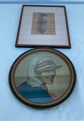 Vintage Women Art - Image 1 of 8