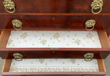 Antique mahogany chest of drawers with brass ring pulls - thumbnail 3 of 12