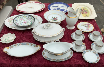 Assorted porcelain dinnerware and serving pieces - Image 1 of 18