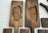 Assorted wooden printing blocks with carved designs - thumbnail 4 of 6