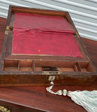 English Writing Desk And Antique Tin - thumbnail 3 of 10
