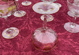Vintage Gold-trimmed grapevine stemware collection - thumbnail 3 of 6