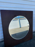 Round Mirror in Square Frame - thumbnail 2 of 3