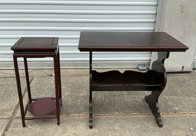 Two Vintage Small Tables - Image 1 of 5