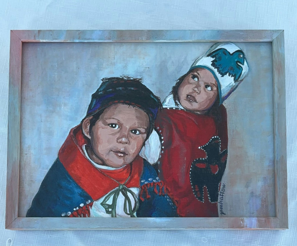 3 Portraits, Indigenous children By Hattan - image 5 of 10