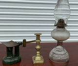 Metal Scale, Hurricane Lamp, Brass Candlestick - thumbnail 1 of 6