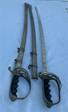 1902 Cavalry Antique US-engraved swords with scabbards - thumbnail 1 of 8