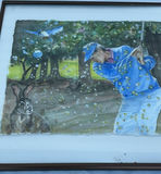 Golfer Watercolor By Hattan - thumbnail 2 of 4