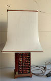 MCM Lamp with Wooden Abacus Base - thumbnail 1 of 5