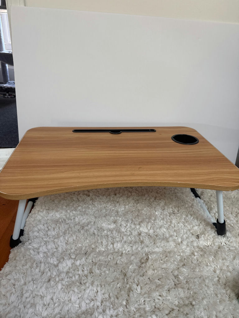 Wooden laptop desk with foldable legs - image 2 of 4