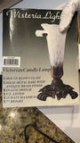Vintage Wisteria Lamp with Frosted Glass Shade - thumbnail 3 of 6