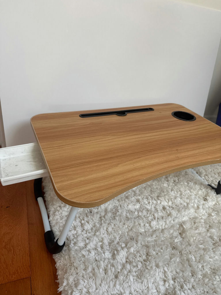 Wooden laptop desk with foldable legs - image 3 of 4