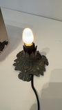 Vintage Wisteria Lamp with Frosted Glass Shade - thumbnail 2 of 6