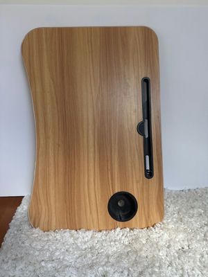 Wooden laptop desk with foldable legs - Image 1 of 4