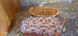 Wicker baskets, fruit-patterned canisters, and a cut-glass jar - thumbnail 2 of 6