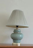 Ceramic Table Lamp with Porcelain Figurine Décor Pieces - thumbnail 2 of 6