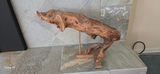 Driftwood sculpture on wooden stand - thumbnail 1 of 1