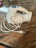 Electric hand mixer, electric kettle, strainer accessory, and decorative bowls - thumbnail 1 of 4