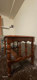 Solid Wood Coffee Table with Turned Legs and Lower Shelf - thumbnail 6 of 6