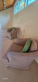Upholstered Barrel-Back Armchairs (Pair) – Cushions Not Included - thumbnail 7 of 8