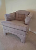 Upholstered Barrel-Back Armchairs (Pair) – Cushions Not Included - thumbnail 2 of 8