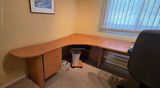 L-Shaped Corner Office Desk with Ergonomic Task Chair - thumbnail 1 of 5
