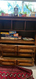 Oak Armoire/Chest with Bi-Fold Doors and Six-Drawer Base - thumbnail 4 of 7