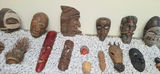 Collection of Carved Wood Tribal Masks & Figures - thumbnail 2 of 3