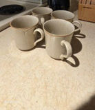 Stoneware Dinnerware Set with Leaf/Wheat Motif - thumbnail 1 of 12