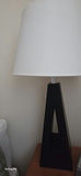 Pair of Modern Triangular Base Table Lamps - thumbnail 6 of 7