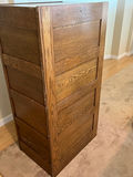 Antique Oak Filing Cabinet - thumbnail 2 of 2