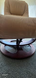 Leather Swivel Massage Recliner Chair - thumbnail 3 of 4